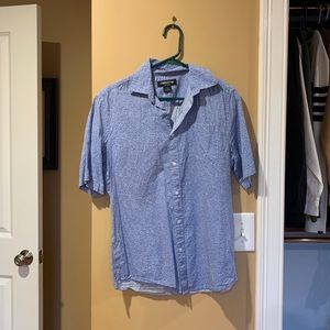 Blue speckled button down Claiborne